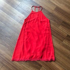 Red Halter Dress